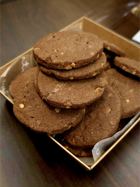 바실렌코 베이커리 - 초코 아몬드 쿠키, 1개, 220g