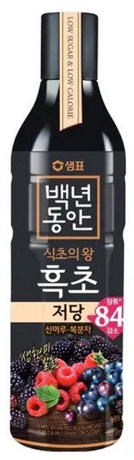 (1+1) 백년동안 저당 산머루 복분자 흑초 900ml 2Set, 2세트