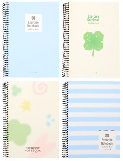 모닝글로리 좌철 연습장 (20절 좌철 항균) 스프링연습장 / 좌철스프링연습장 무선스프링연습장 휴대용연습장 작은연습장 20절연습장, 1개, (표지디자인)랜덤