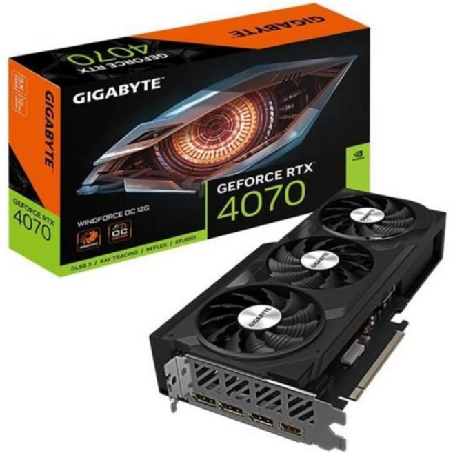 기편안한 컨디션이트 지포스 RTX 4070 WINDFORC OC 12GB 그래픽 카드 - DDRX6 21Gbps PCI-E 4.0 디스플레이포트 1.4 HDMI 2.1a, 4070 WINDFORCE OC, 1개