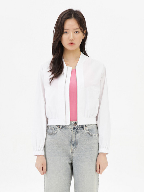 탑텐 TOPTEN 여성) MA-1 크롭 블루종_MSE2JP2001 MSE2JP2001 148052