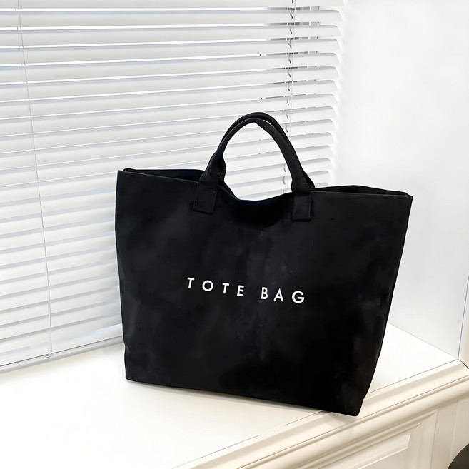 대용량 캔버스 토트백 데일리 에코백 학생 직장인 노트북가방