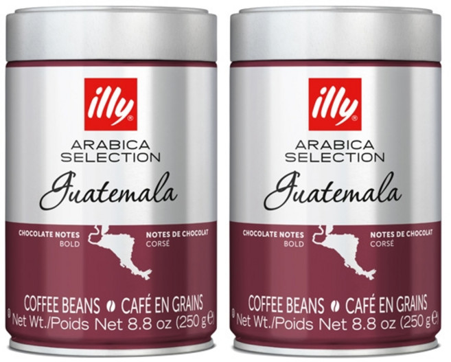 일리 아라비카 셀렉션 과테말라 원두, 홀빈(분쇄안함), 250g, 2개