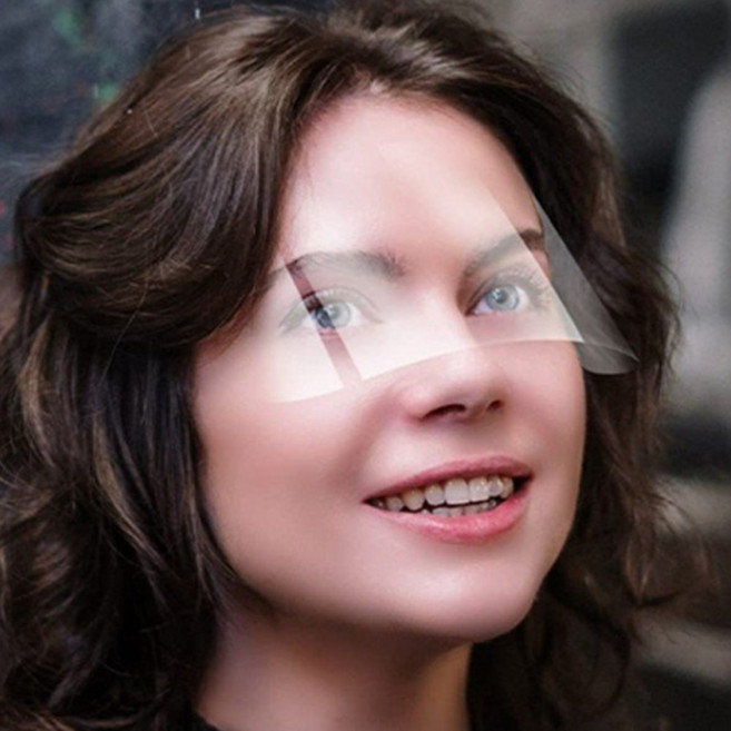 페이스필름 미용실페이스커버 이마가리개 100p, 1개