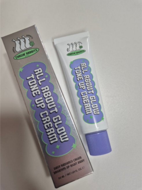 체이싱래빗 올어바웃 글로우 톤업 크림 보송한 톤업 워터프루프 화이트, 1개, 50ml