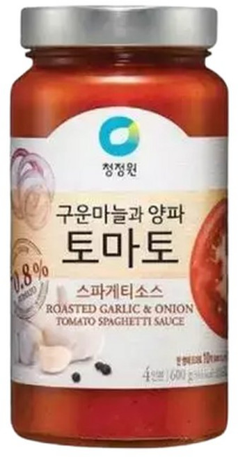 셀러허브청정원 토마토 스파게티소스 600g x 4개 (S38161347)
