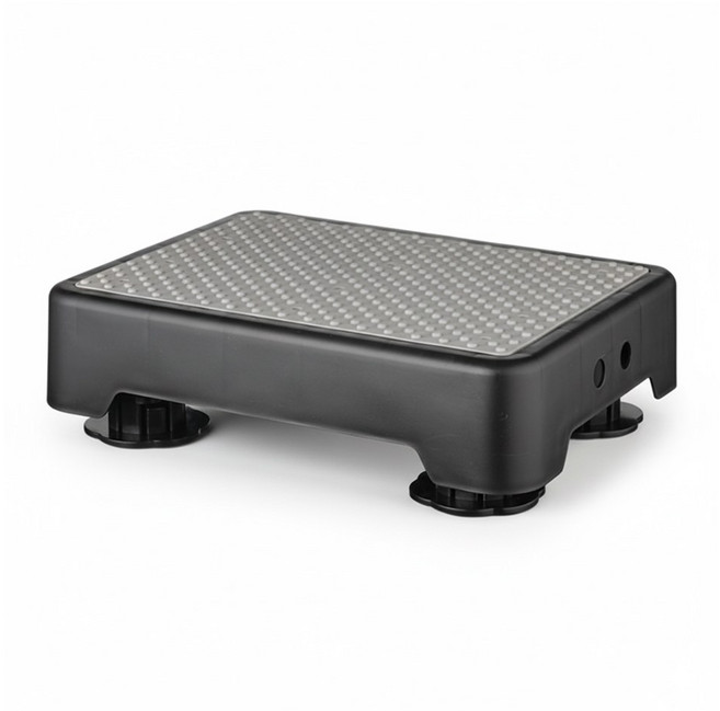 ANJ 높이 조절 발판 계단 경사로 디딤대 논슬립 발받침, 블랙, 1개