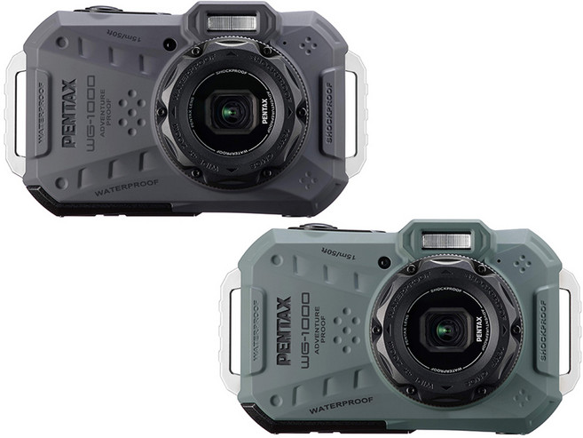 PENTAX WG-1000 펜탁스 방수카메라 아웃도어 카메라 (주)디카인메카, 올리브