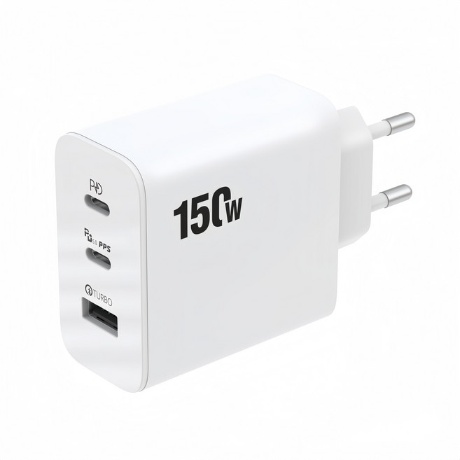 150W 초고속멀티충전기3포트 USB+2PD type-c, 1개, 화이트