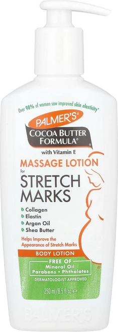 Palmer's Cocoa 버터 포뮬라® 비타민E 함유 튼살 마사지 로션 250ml(8.5fl oz) Palmer's (파머스), 1개 - 쿠팡