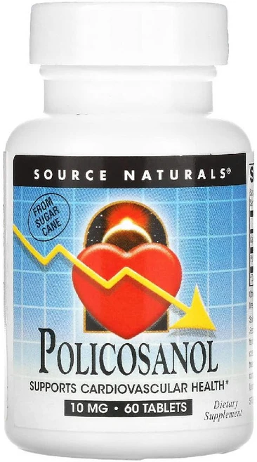 소스 내추럴스 폴리코사놀 10mg 60정 항산화 미국 해외 직구 영양제 건강한 - 쿠팡