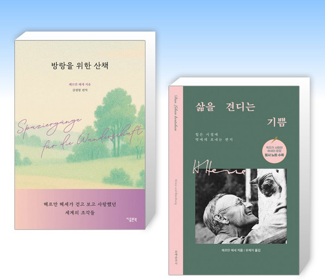 (헤르만 헤세) 방랑을 위한 산책 + 삶을 견디는 기쁨 (전2권)