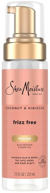 시어모이스처 코코넛 히비스커스 프리즈 컨트롤 컬 무스 221ml, 시어 모이스처 코코넛 히비스커스 프리즈 헤어 무스 22, 1 - 쿠팡