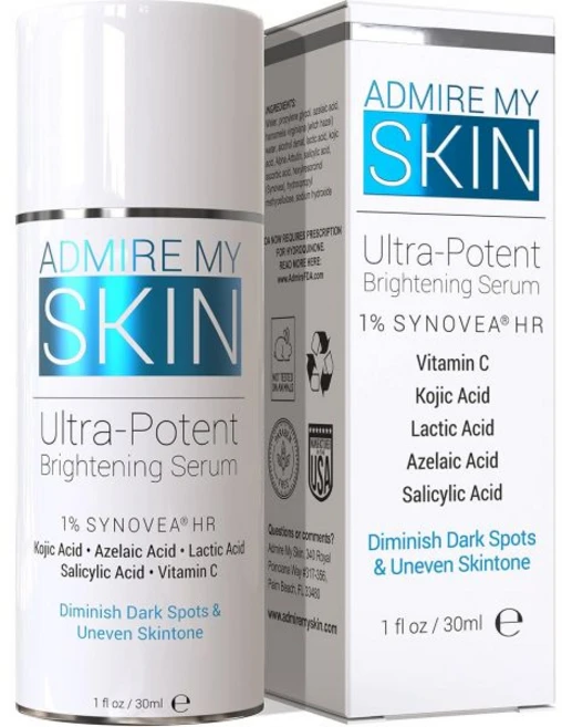 msm 얼굴용 내 피부 다크 스팟 코렉터 리무버 밝은 변색 보정 세럼 코직산 + 멜라즈마 선 스팟용 아젤라산 1온스, 1개, 30ml - 쿠팡