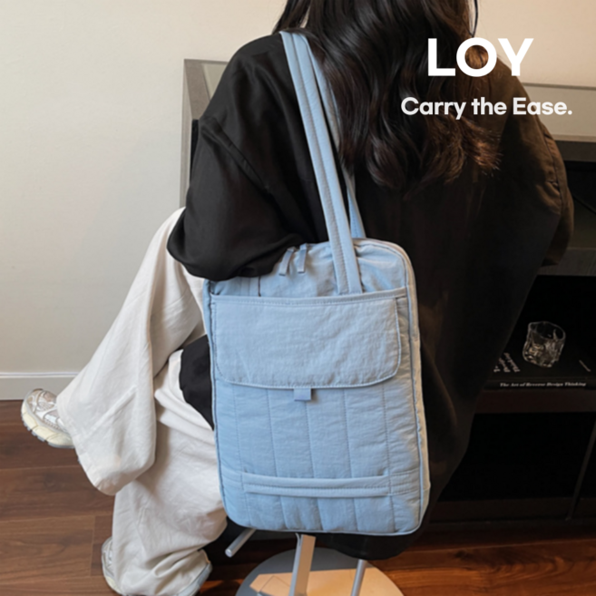 로이 데일리 가벼운 노트북 숄더 가방