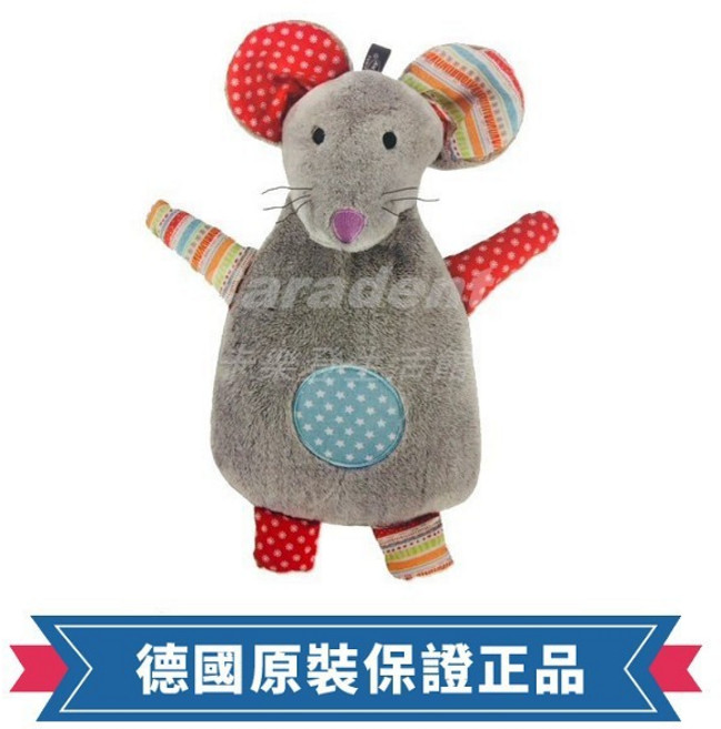 卡樂登 德國原裝 Fashy 熱水袋 色彩繽紛 老鼠 拼布 造型玩偶 注水式 0.8L, 1個