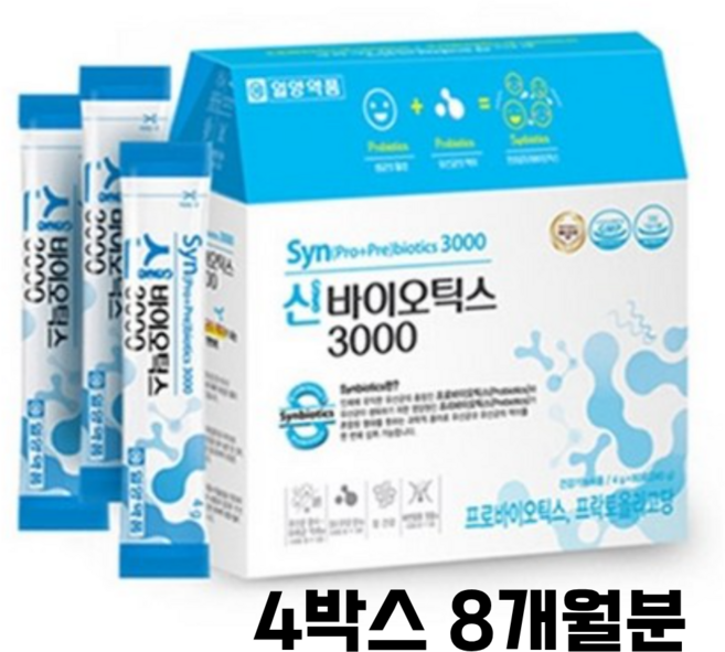 일양약품 신바이오틱스 3000 유산균, 240g, 4개