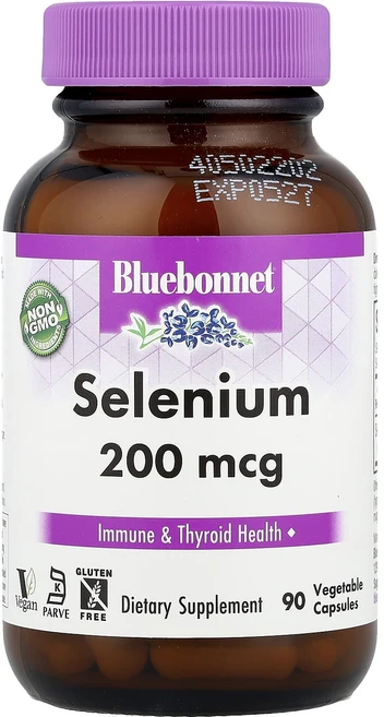 Bluebonnet Nutrition 셀레늄 셀레노메티오닌 200mcg 베지 캡슐 90정, BluebonnetNutrition셀레늄셀레노메티오닌2, 1개 - 쿠팡