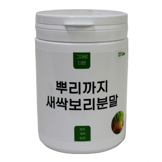 제주 뿌리까지새싹보리분말 모미호호 그대로다믄, 300g, 1개