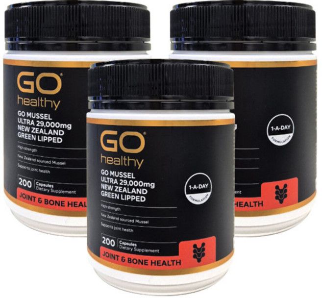 고헬씨 초록입홍합 29000mg 200캡슐 3통 1세트, 200정, 3박스