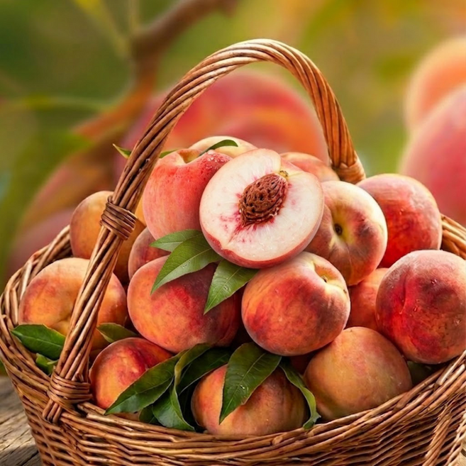 (4월30일출고)아삭아삭 달콤한 복숭아, 1개, 500g