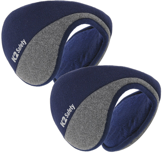 K2 Safety 듀얼 방한 귀마개, 네이비+네이비, 1개