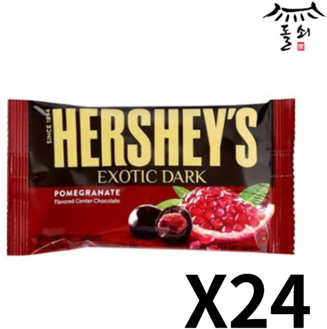 허쉬 다크초콜릿 석류, 38g, 24개