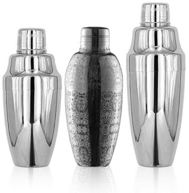 디럭스 코블러 쉐이커 칵테일 바텐더 조주기능사, 500ml, 프린팅, 1개