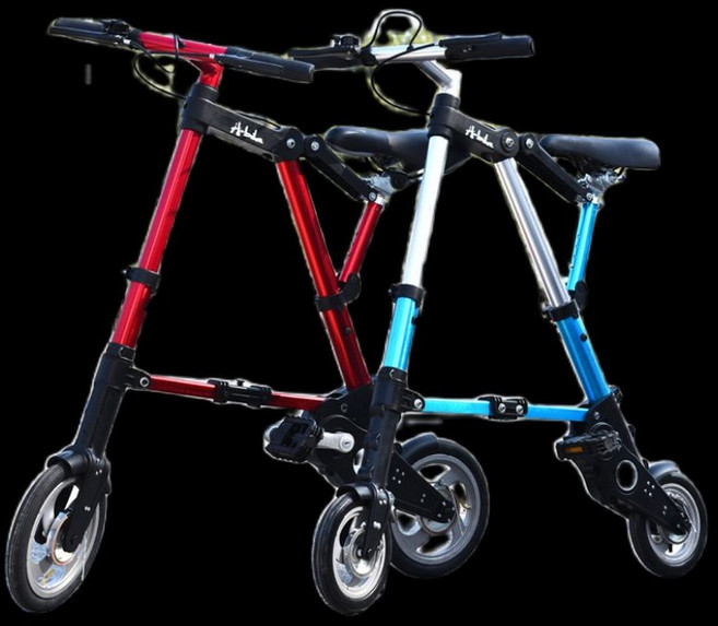 접이식 전기자전거 초소형 미니 자전거 스쿠터 출퇴근용, 액세서리없음, 8인치, 12인치, 1개