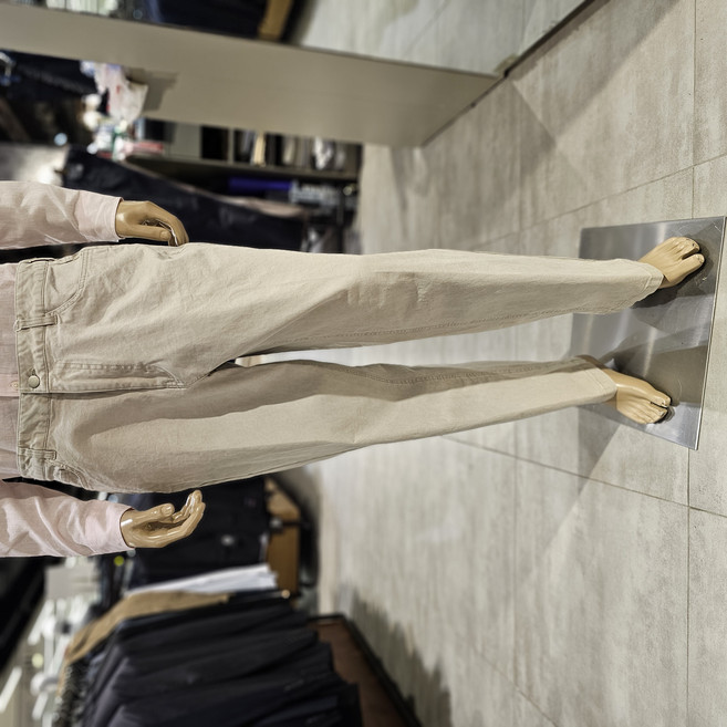 STCO 에스티코 남자 워싱 코튼 릴렉스드핏 팬츠 아이보리 DPAWC62ESI NC청주점