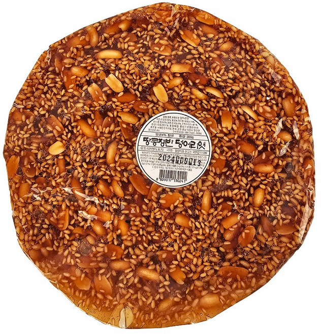 서해안민속식품 1DC-땅콩쟁반 덩어리엿 300g, 1개