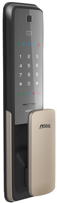 Milre 美樂 MDL 7150 5合1 推拉電子鎖, 銀色,加購遠端, 上門安裝