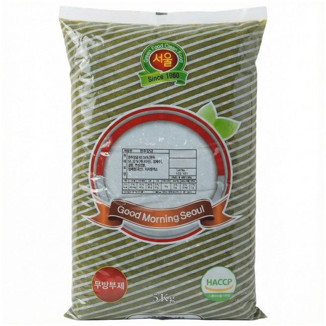 굿모닝서울 완두앙금 5kg, 1개