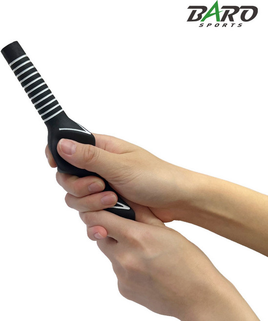 골프스윙연습 교정그립 기초 연습용 고무 골프입문자, 굘프스윙연습 교정그립, 1개