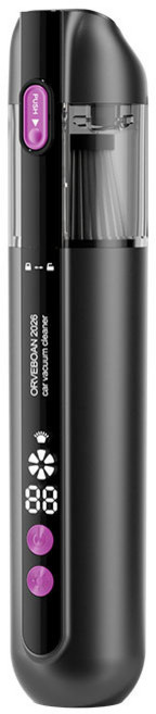 新款無線手持吸塵器強力颶風吸力車載家用便攜充電式吸塵清潔神器, 中文包裝, -黑色-