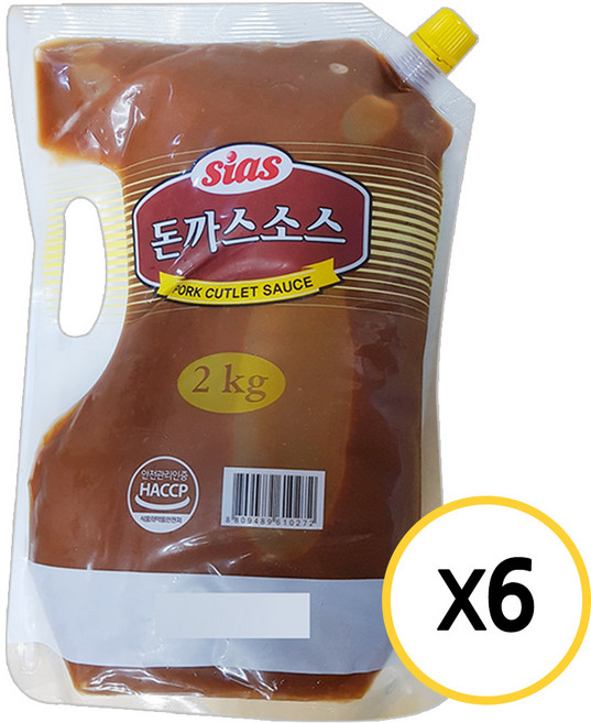 [현대프리마켓] 시아스 돈까스 소스 2kg 실온, 6개