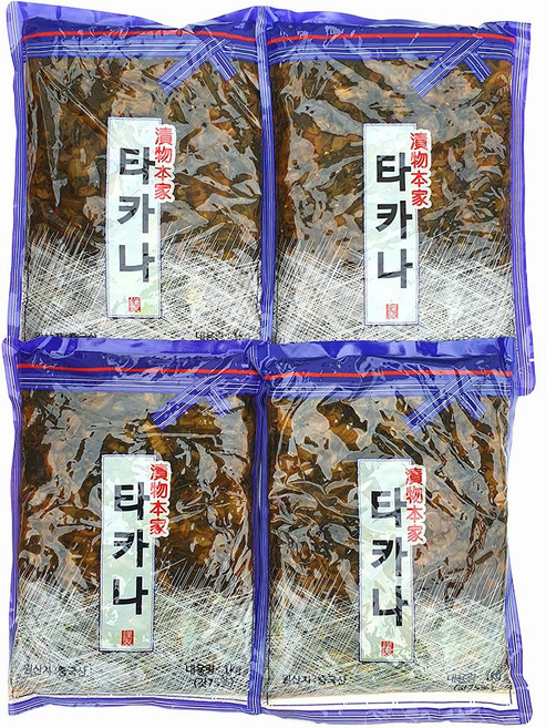 새마원 토호 타카나 일본 갓절임 갓장아찌, 1kg, 4개