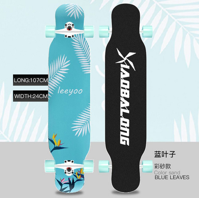 입문용 스케이트보드 고퀄 휴대성 공용 롱보드 경량 초보자, F타입, 1개