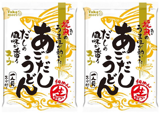 다카모리 날치육수 우동 158g x 2개