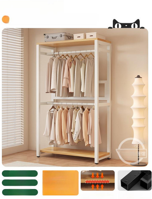 시스템행거 옷걸이행거 철제 조립식옷장 네이프 옷걸이, 백색 B형 커튼 없음 100