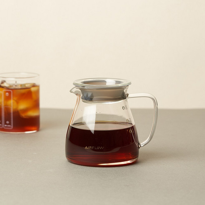 에어플로우 유리 드립서버 600ml, 단품, 단품, 1개