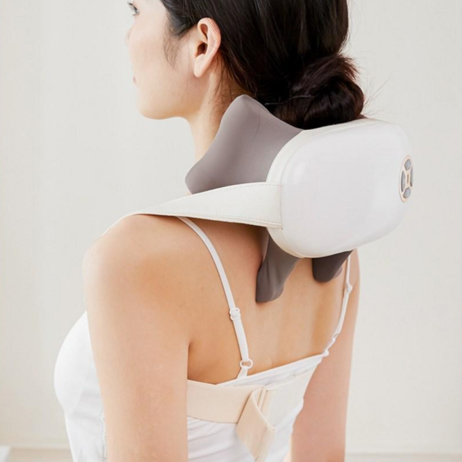 아우리넥스 무선 목 어깨 마사지기 목어깨 안마기, P12