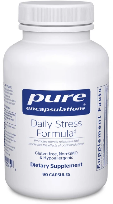 퓨어 인캡슐레이션스 데일리 포뮬라 | 휴식 촉진 및 가끔 Pure Encapsulations Daily Stress Formula | Promotes Relaxation and, 90개 (1팩), 1개 - 쿠팡