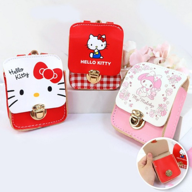 산리오 미니 란도셀 가방고리 백참 에어팟 카드 버즈 휴대용 보관함