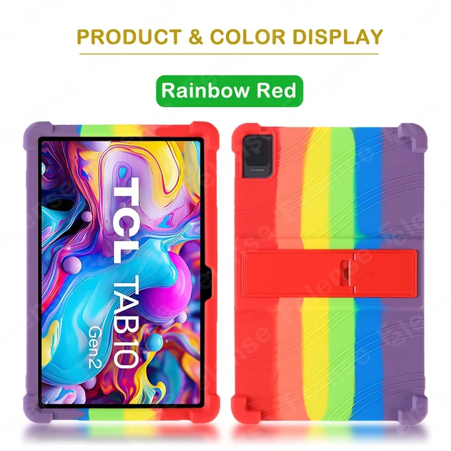 소프트 스탠드 조절식 태블릿 케이스TCL 탭 10L Gen2 / 용 케이스NxtPaper 11 Capas s, 08 아이 패드 10.2 인치, 06 01