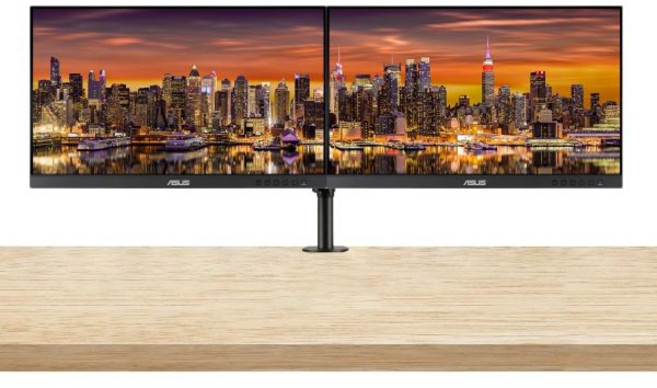 ASUS ProArt PA278CV 27인치 1440P 2K WQHD 100 sRGB IPS 프로페셔널 모니터 USBC가 포함된 2팩 번들 디스플레이포트 데이지 체인 HDMI