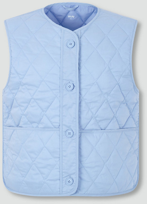 [JAJU/자주] 여 라이트 다운필 버튼 베스트_스카이블루