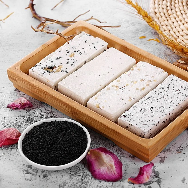 운편떡 운편가오 구름떡 디저트 계화 호두 장미 원산지 중국, 혼합 맛 500g, 1개 - 쿠팡