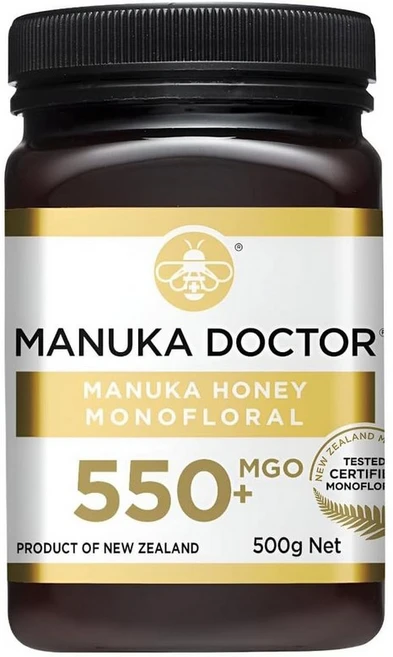 마누카 닥터 MANUKA DOCTOR MGO 550+ 뉴질랜드 허니 꿀 500g, 1개 - 쿠팡