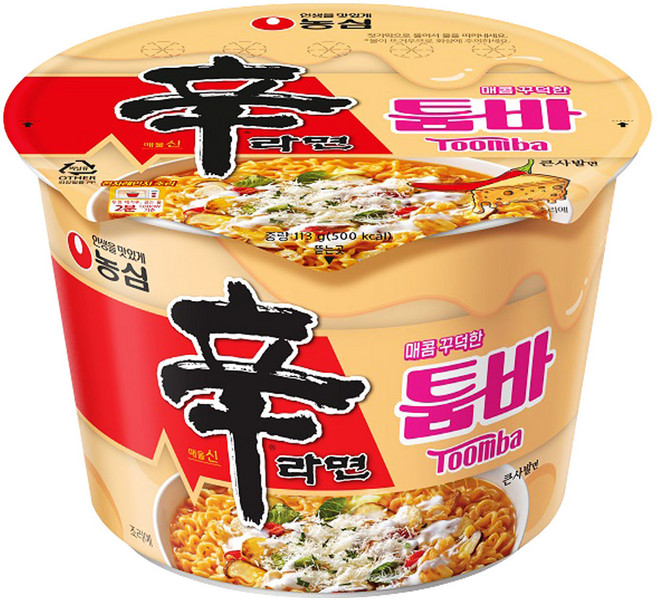 해날 꾸덕한 신라면 툼바 큰사발 113g, 28개
